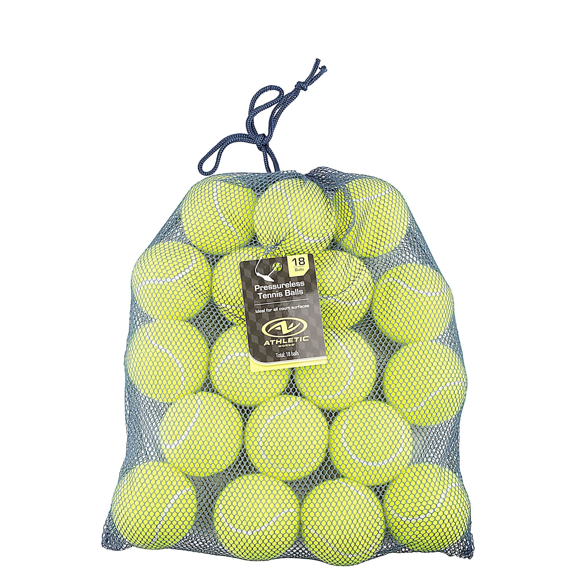 Pressureless Tennis Balls (18 Balls)